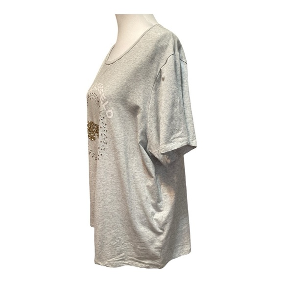 Karl Lagerfeld Paris Graphic Tee Ladies Size 2X - Picture 2 of 9